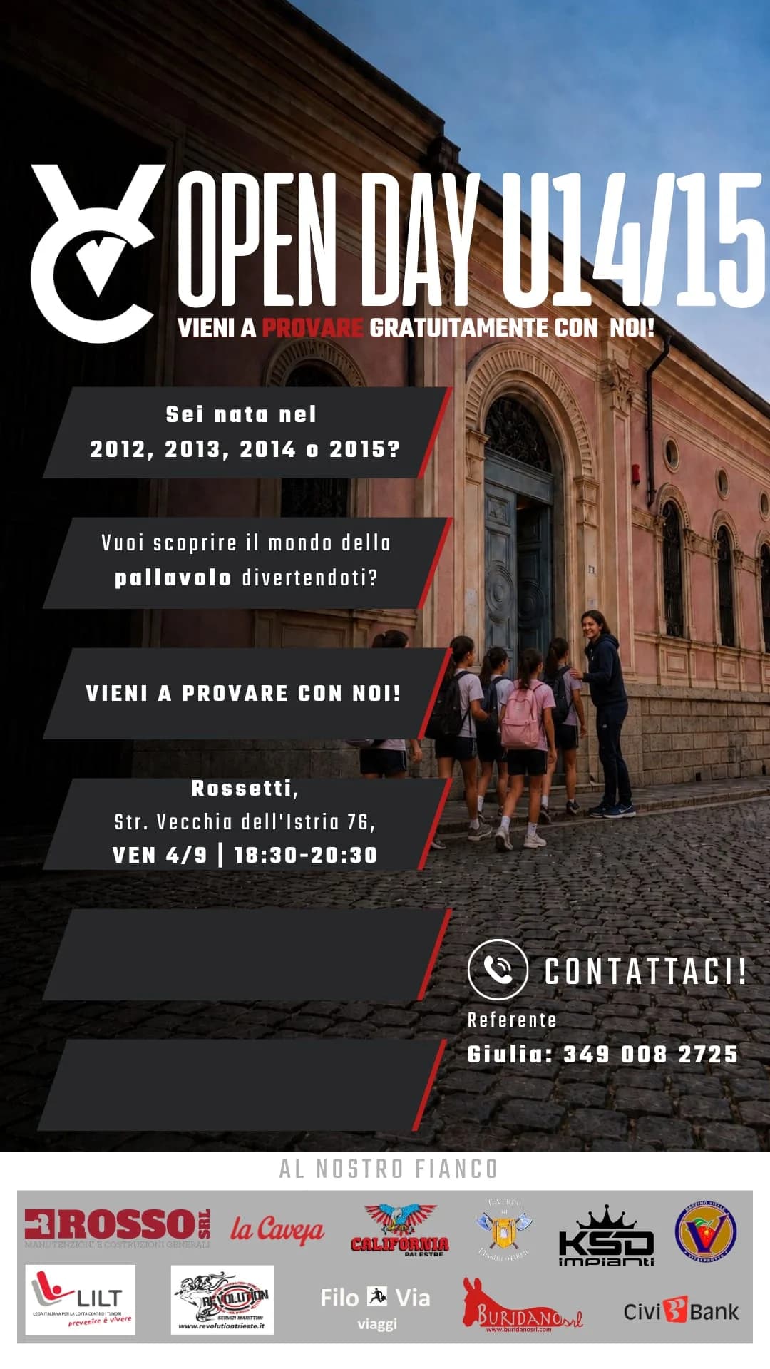 Open Days Under 14/15 Femminile